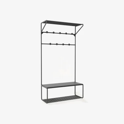 Westwing Wall-Mounted Metal Coat Rack Nash