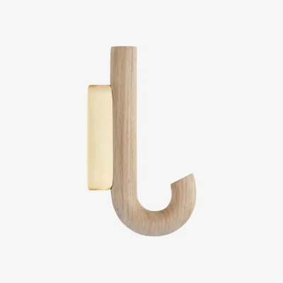 Westwing Oak Wood Wall Hook Umbrella, in Various Sizes