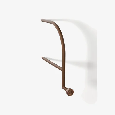 Westwing Wall-Mounted Coat Rack Disa with Marble Hooks