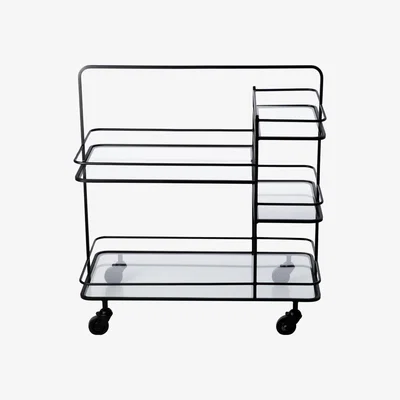 Amara Retreat - Staggered Level Bar Trolley