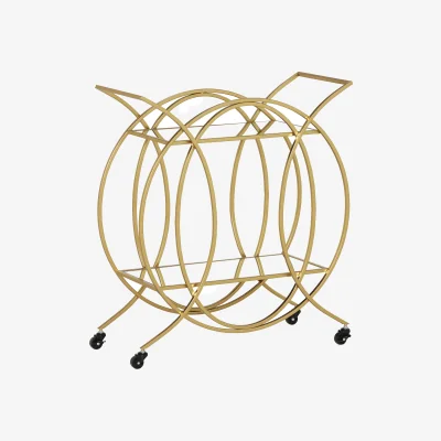 Barker and Stonehouse Gold Drinks Trolley | Barker & Stonehouse