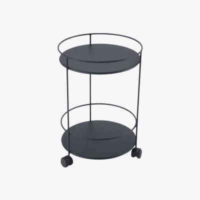 Made in Design Guinguette Trolley - / with casters - Ø 40 x H 62 cm by Fermob Grey