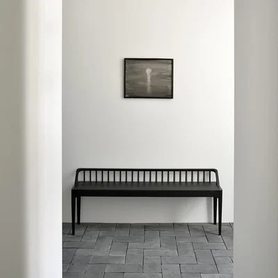 Amara Ethnicraft - Spindle Bench - Black