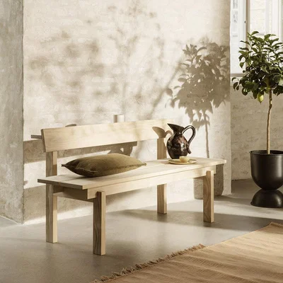 Amara ferm LIVING - Peka Bench - Pinewood