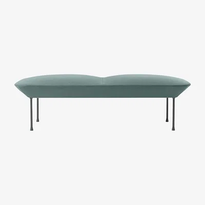 Amara Muuto - Oslo Bench - Steelcut Trio 966/Dark Grey