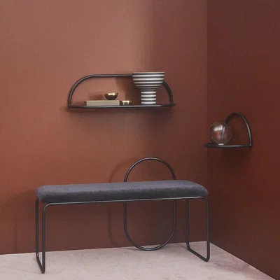 Amara AYTM - Angui Bench - Black Leather