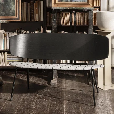 Amara ferm LIVING - Herman Two Seater - Pasadena Sand/Black