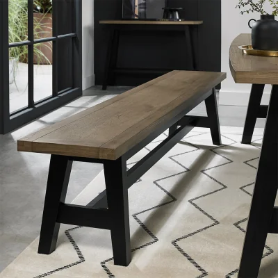 Arighi Bianchi Highgate Weathered Oak Large Bench