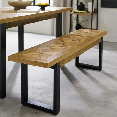 Arighi Bianchi Hindon Rustic Oak Bench
