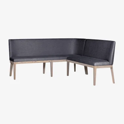Arighi Bianchi Boden Corner Bench, Dark Grey
