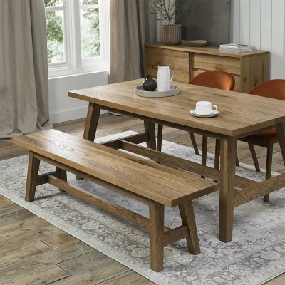 Arighi Bianchi Highgate Rustic Oak Small Bench