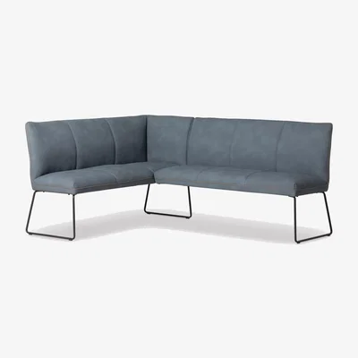Barker and Stonehouse Keller Right Hand Facing Corner Bench, Blue | Barker & Stonehouse