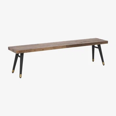 Barker and Stonehouse Modi Bench 140x38cm, Brown | Barker & Stonehouse