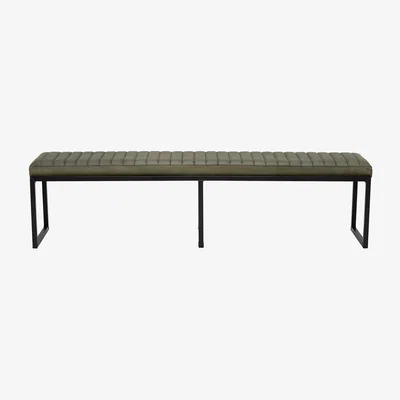 Barker and Stonehouse Brutus 180cm Leather Bench