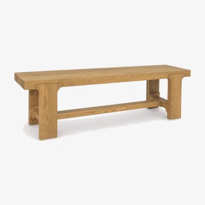 Barker and Stonehouse Wade 160Cm Bench, Neutral Wood | Barker & Stonehouse