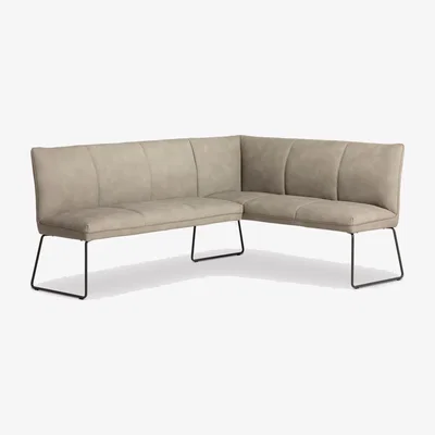 Barker and Stonehouse Bridgford Left Hand Facing Corner Bench, Neutral | Barker & Stonehouse