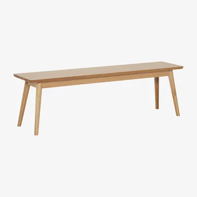 Barker and Stonehouse Hansen Bench 150cm, Brown | Barker & Stonehouse