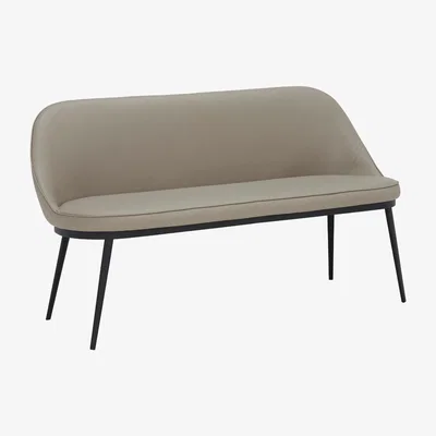 Barker and Stonehouse Quebec Sofa Bench, Taupe | Barker & Stonehouse