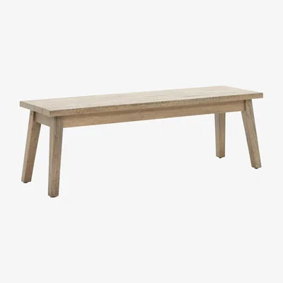 Barker and Stonehouse Hancock Bench 153cm, Grey | Barker & Stonehouse