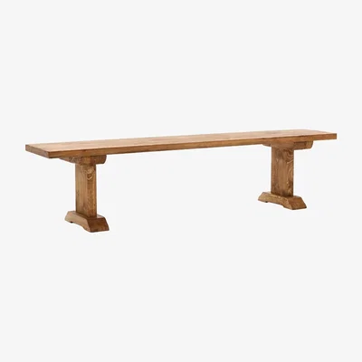 Barker and Stonehouse Covington Bench 200cm, Brown | Barker & Stonehouse