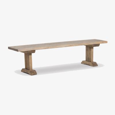 Barker and Stonehouse Covington Bench 200cm Grey, Wood | W200cm | Barker & Stonehouse