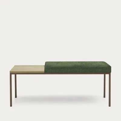 Bombinate.com Spring Green Cube Bench Wool Line