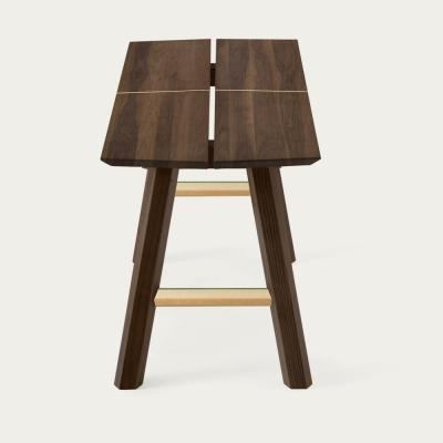 Bombinate.com Dark Wood/Gold Savia Bench