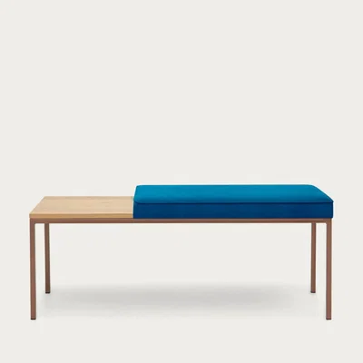 Bombinate.com Ocean Blue Cube Bench Velvet Line