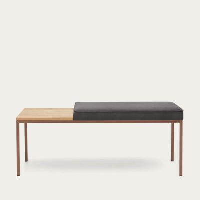 Bombinate.com Grey Cube Bench Velvet Line