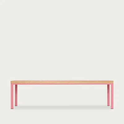 Bombinate.com Oak Antique Pink Simpelveld Bench