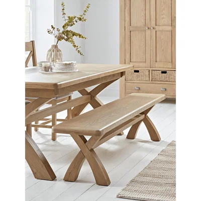 Cox and Cox NEW Burford Oak Bench