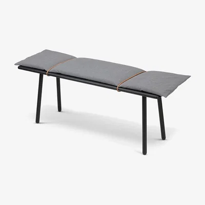 The Conran Shop Georg Bench Black Oak By Skagerak