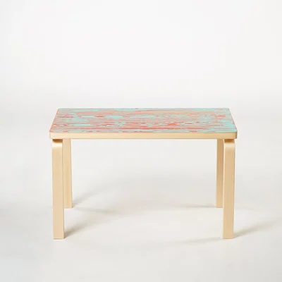 The Conran Shop Bench 153B ColoRing Jo Nagasaka Red & Turquoise
