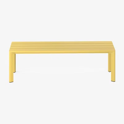 The Conran Shop Highline Outdoor Bench in Yellow 145cm By The Conran Shop