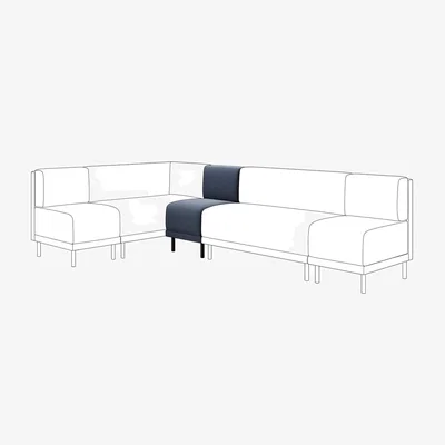 Dunelm Mae Small Dining Bench, Boucle