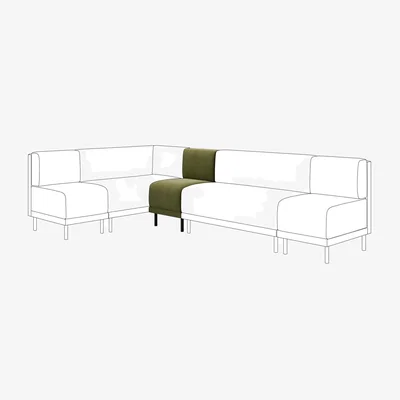 Dunelm Mae Small Dining Bench, Boucle