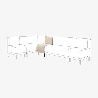 Dunelm Mae Small Dining Bench, Boucle