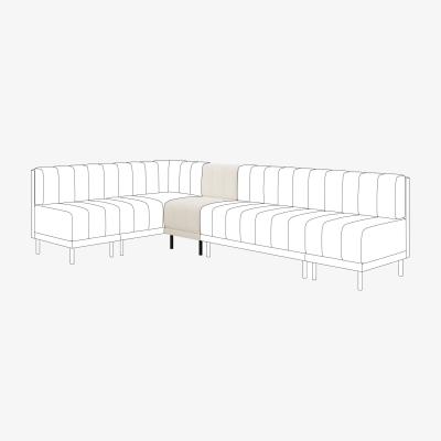 Dunelm Amali Small Dining Bench, Boucle