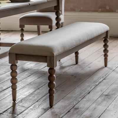 Dunelm Cedar and Sage Boden 2 Seater Dining Bench