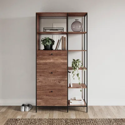Dunelm Fulton Storage Hallway Unit Brown