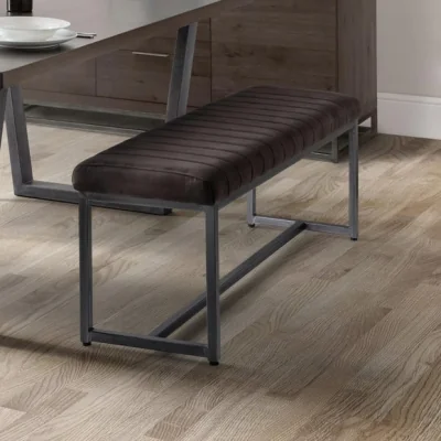Dunelm Return - Brooklyn Dining Bench, Suede