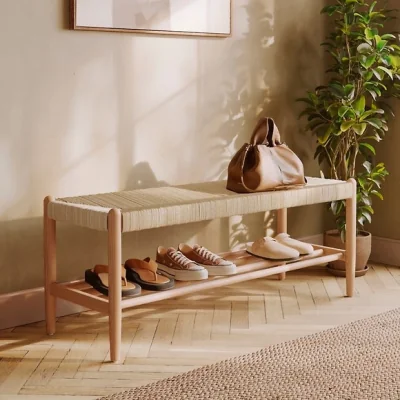Dunelm Lara Hallway Shoe Bench