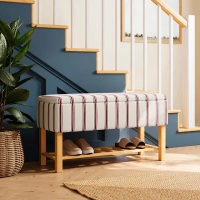Dunelm Upholstered Hallway Storage Bench
