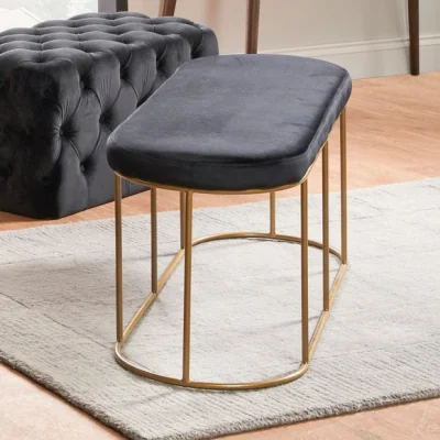 Dunelm Return -Nino 2 Seater Velvet Bench