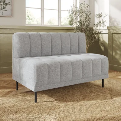 Dunelm Amali Long Dining Bench, Textured Weave