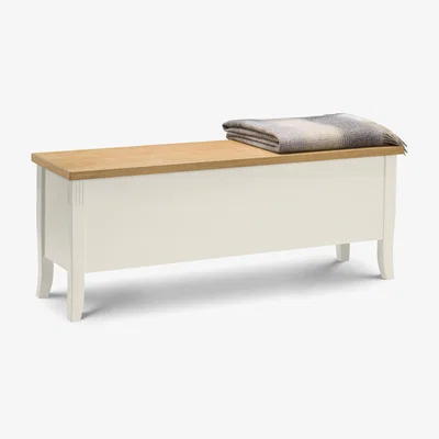 Dunelm Davenport Storage Bench Ivory