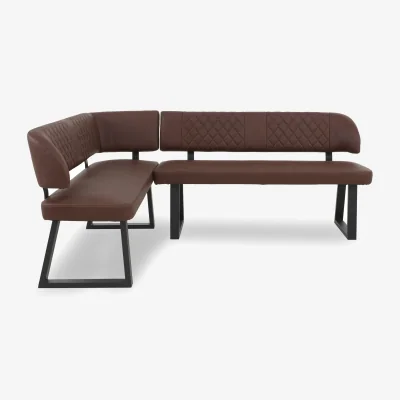 Furniture Village Venus Left Hand Facing Corner Dining Bench - Tan