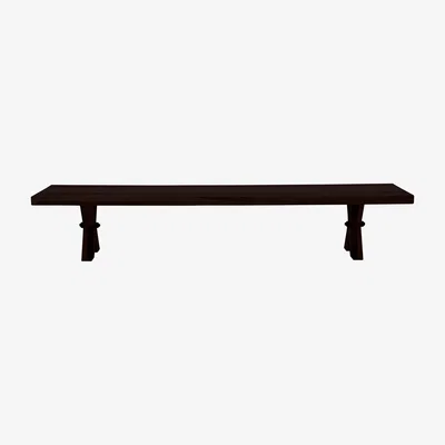 Furniture Village Bodahl - Odin Dining Bench - 220-cm - Mocca Black