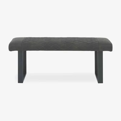 Furniture Village Warrior Standard Dining Bench - Grey
