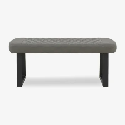 Furniture Village Venus Low Dining Bench - Grey